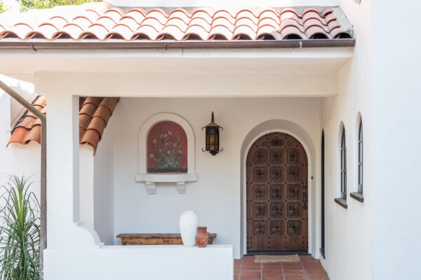 Driftwood Studio Inc - Custom Walnut Door - Raleigh Pruett - Spanish Estate-62