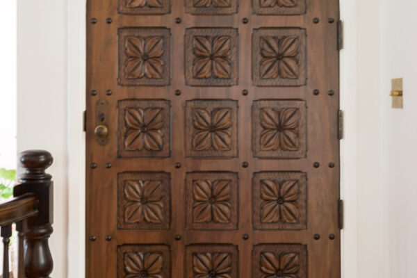 Driftwood Studio Inc - Raleigh Pruett - Spanish Estate - Custom walnut door-45